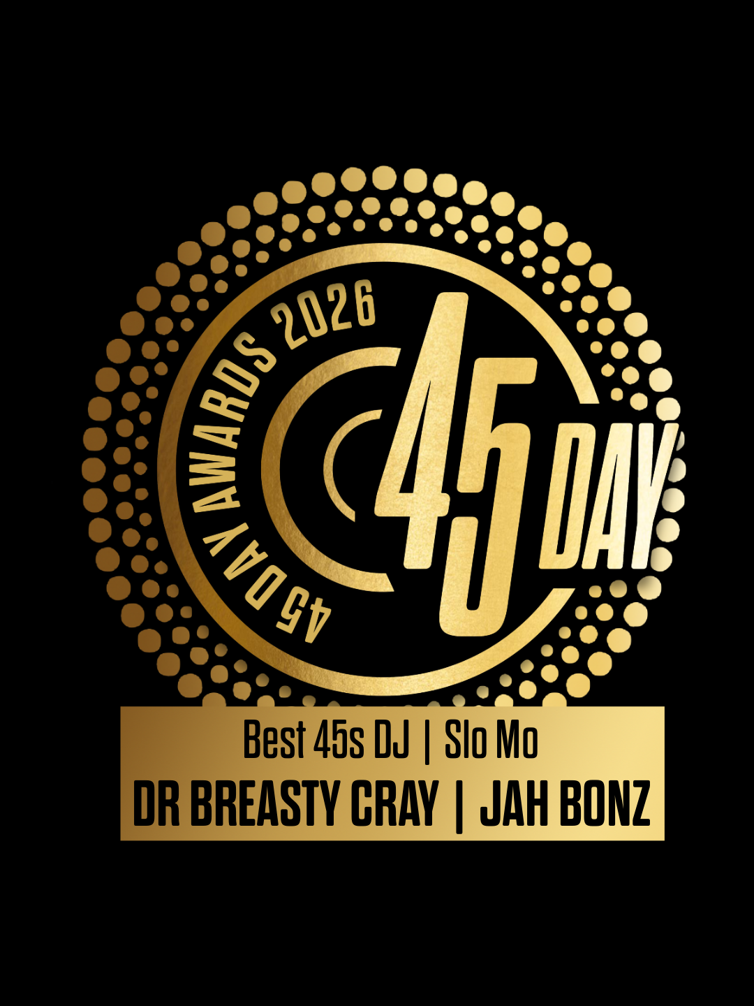 Best 45s DJ | Slo Mo - Dr Breasty Cray | Jah Bonz - 45 Day Awards 2026